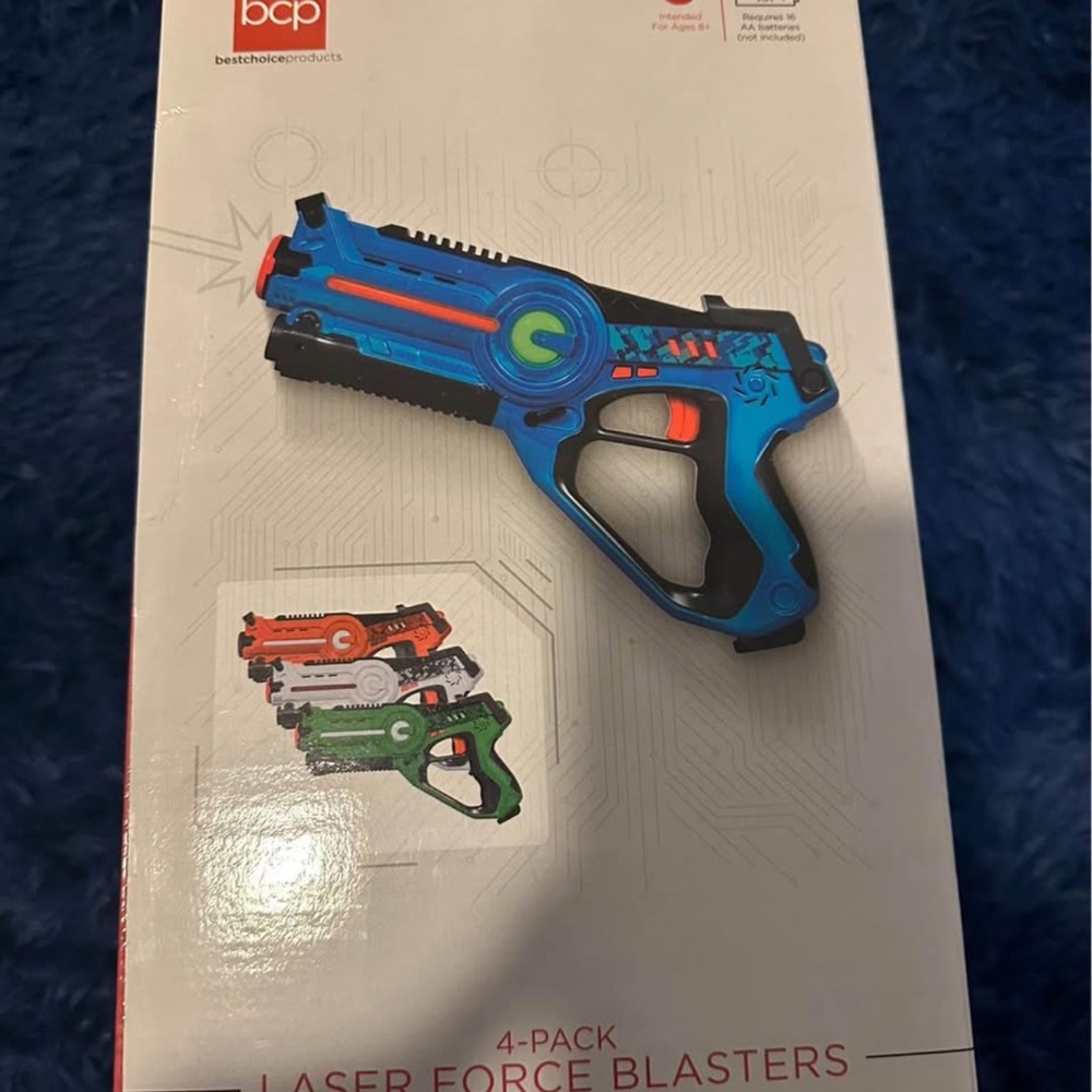 Laser Force Blasters - Blue, Red, Green
